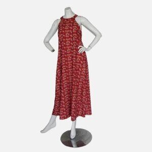 ALLEGRA MASETTI FIRENZE Made In Italy‎ Sleeveless Floral Maxi Dress